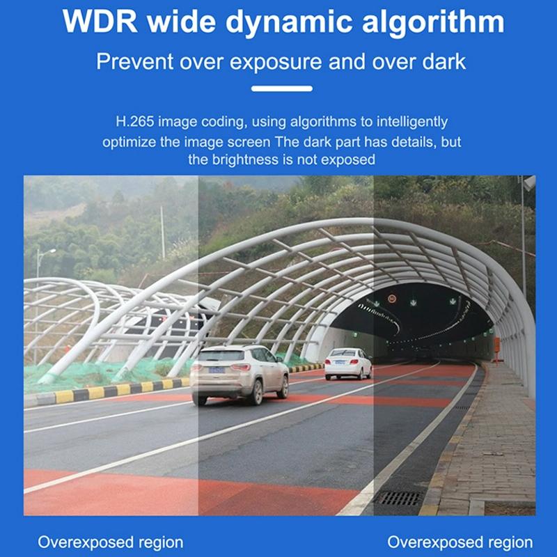 1080p Hd Triple Recording Car Recorder with Wifi &amp; Mobile App