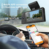 1080P Hd Triple Recording Car Recorder With Wifi &amp; Mobile App