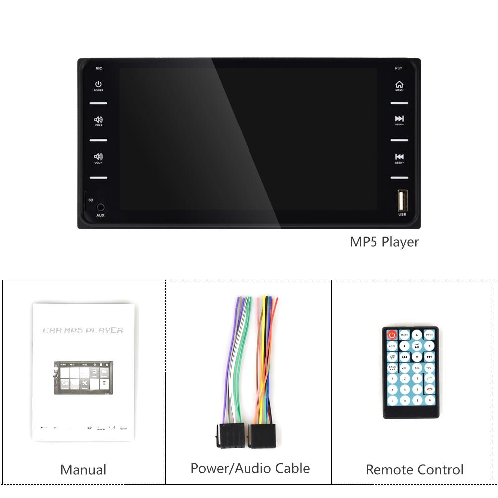 7&quot; Touch Screen MP5 Car Player for Toyota Corolla – FM/TF/Mirror Link