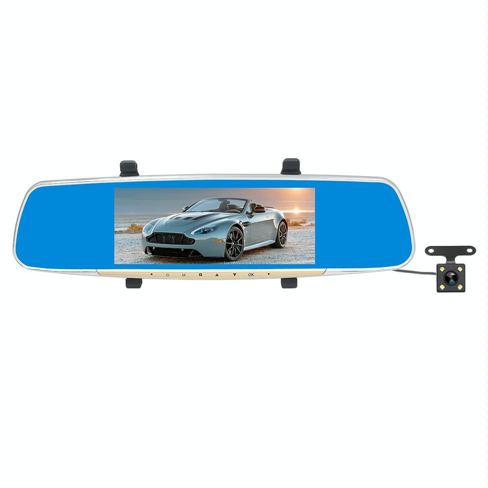 Lcd Touch Screen Rear View Mirror Car Recorder With Separate Camera