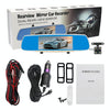 Lcd Touch Screen Rear View Mirror Car Recorder With Separate Camera