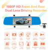 Lcd Touch Screen Rear View Mirror Car Recorder With Separate Camera