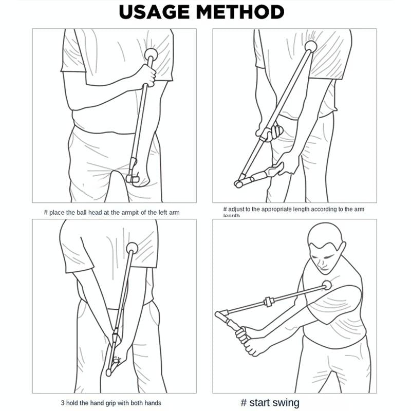 Adjustable Golf Swing Trainer for Beginners