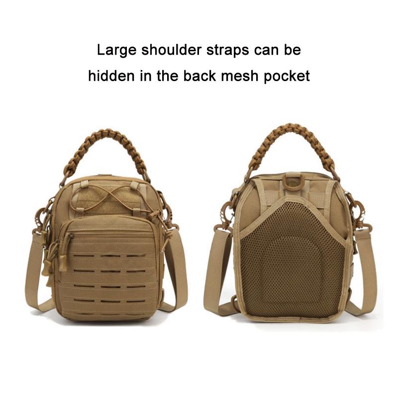 Outdoor Multifunctional Laser Cut Crossbody Bag
