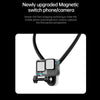 Versatile Magnetic Neck Holder For Phones And Action Cameras