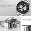 Waterproof Quartz Watch For Men -  White Shell White