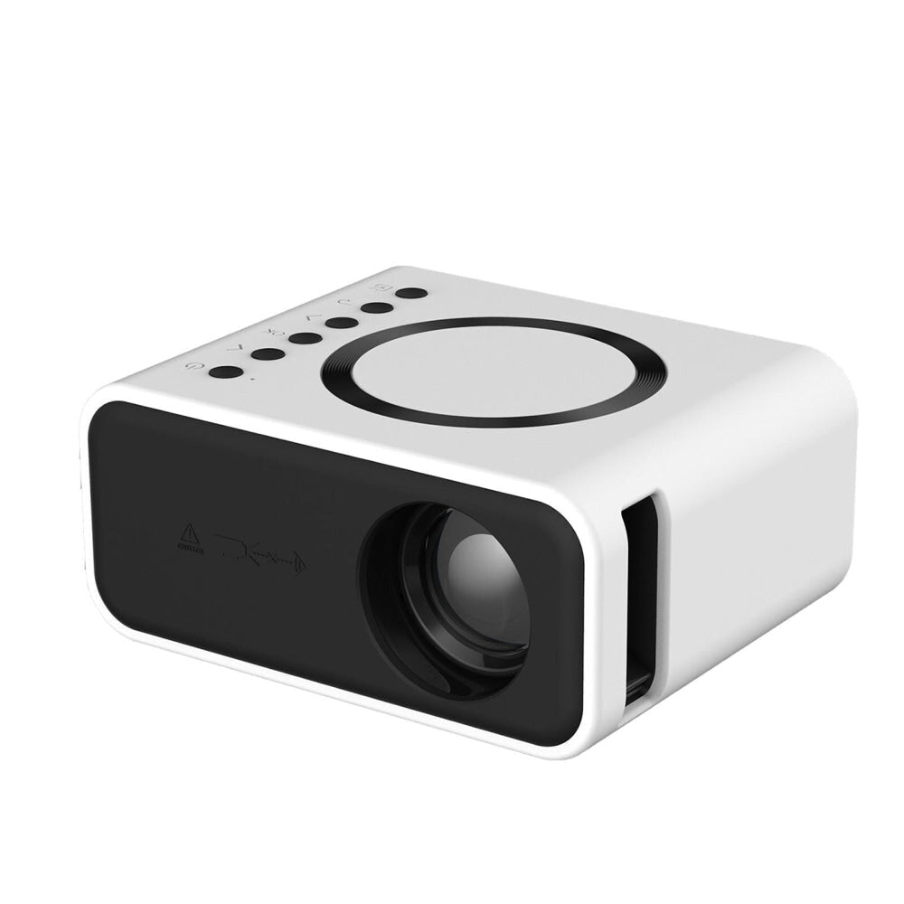 Mini LCD Projector – Wireless & Wired, 24 ANSI Lumens, 320x240, Screen Mirroring
