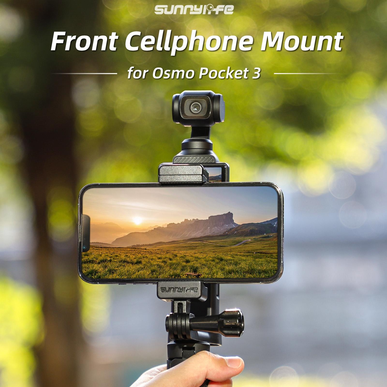 Handheld Tripod Expansion for Dji Pocket 3 - Front Phone Holder Mount