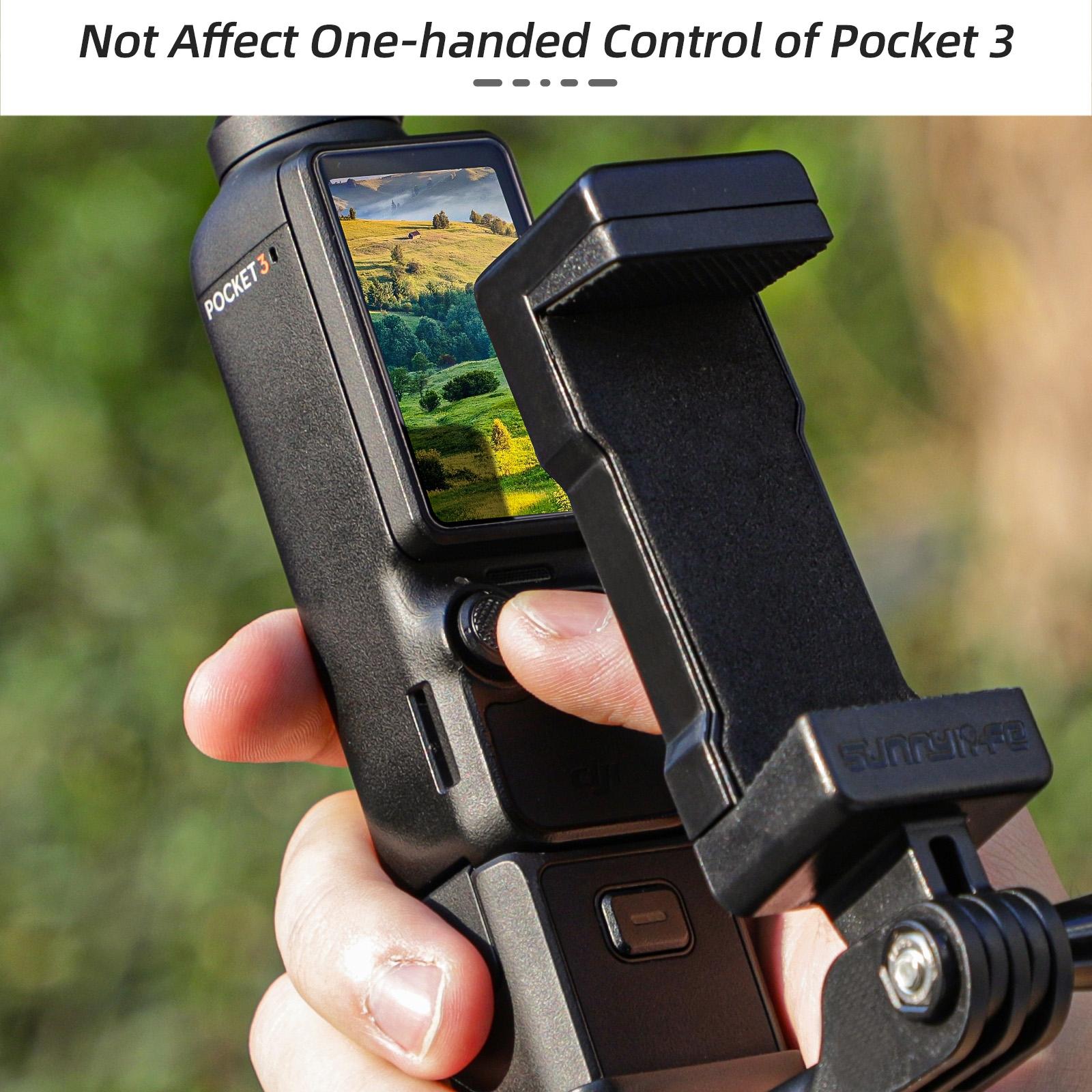 Handheld Tripod Expansion for Dji Pocket 3 - Front Phone Holder Mount