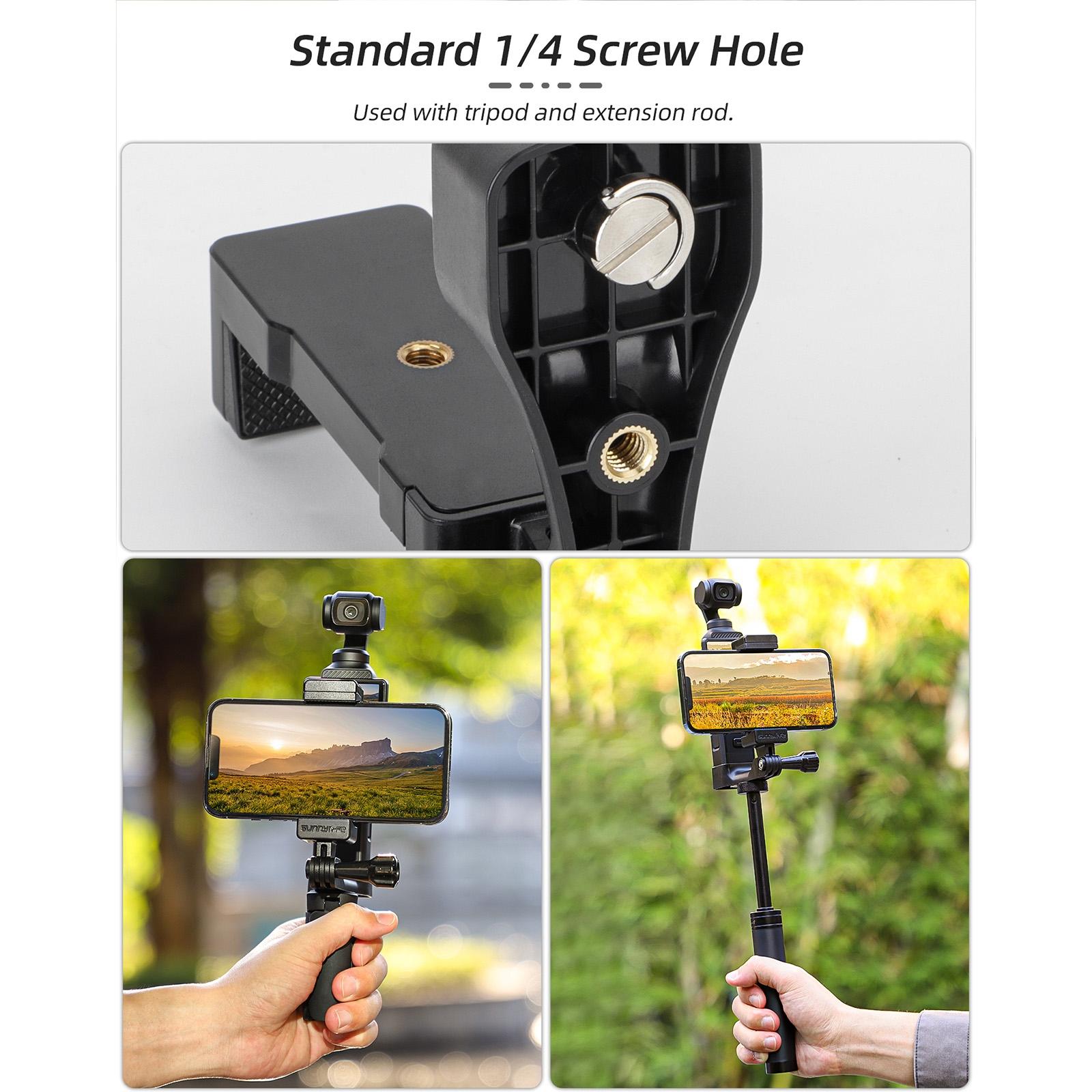 Handheld Tripod Expansion for Dji Pocket 3 - Front Phone Holder Mount