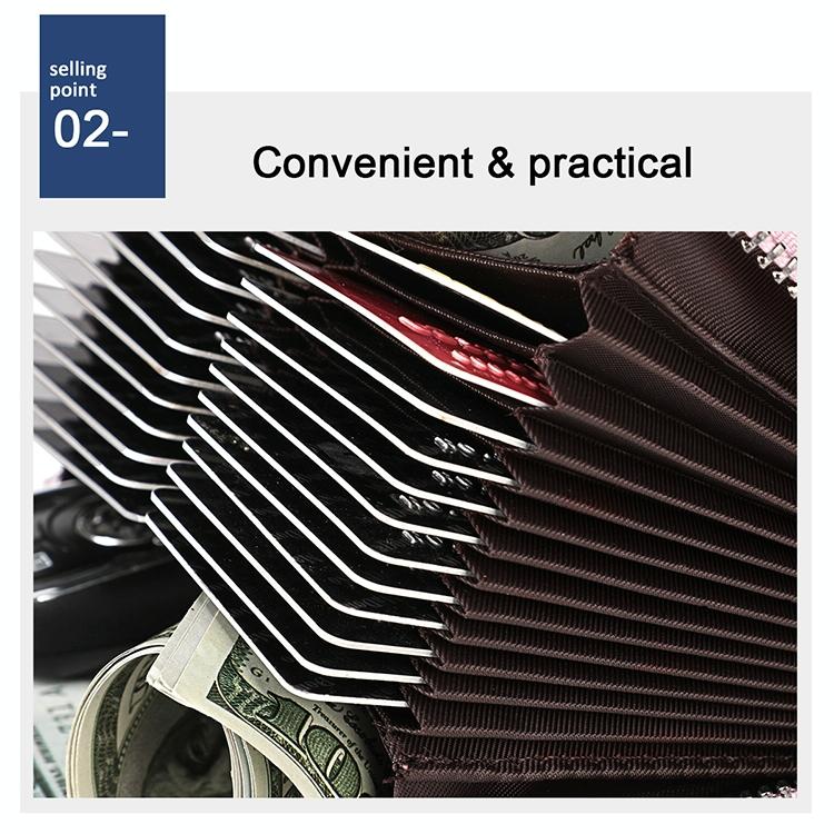 Leather Rfid Wallet - Sleek and Secure