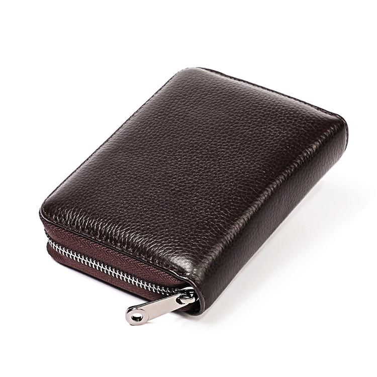 Leather Rfid Wallet - Sleek and Secure