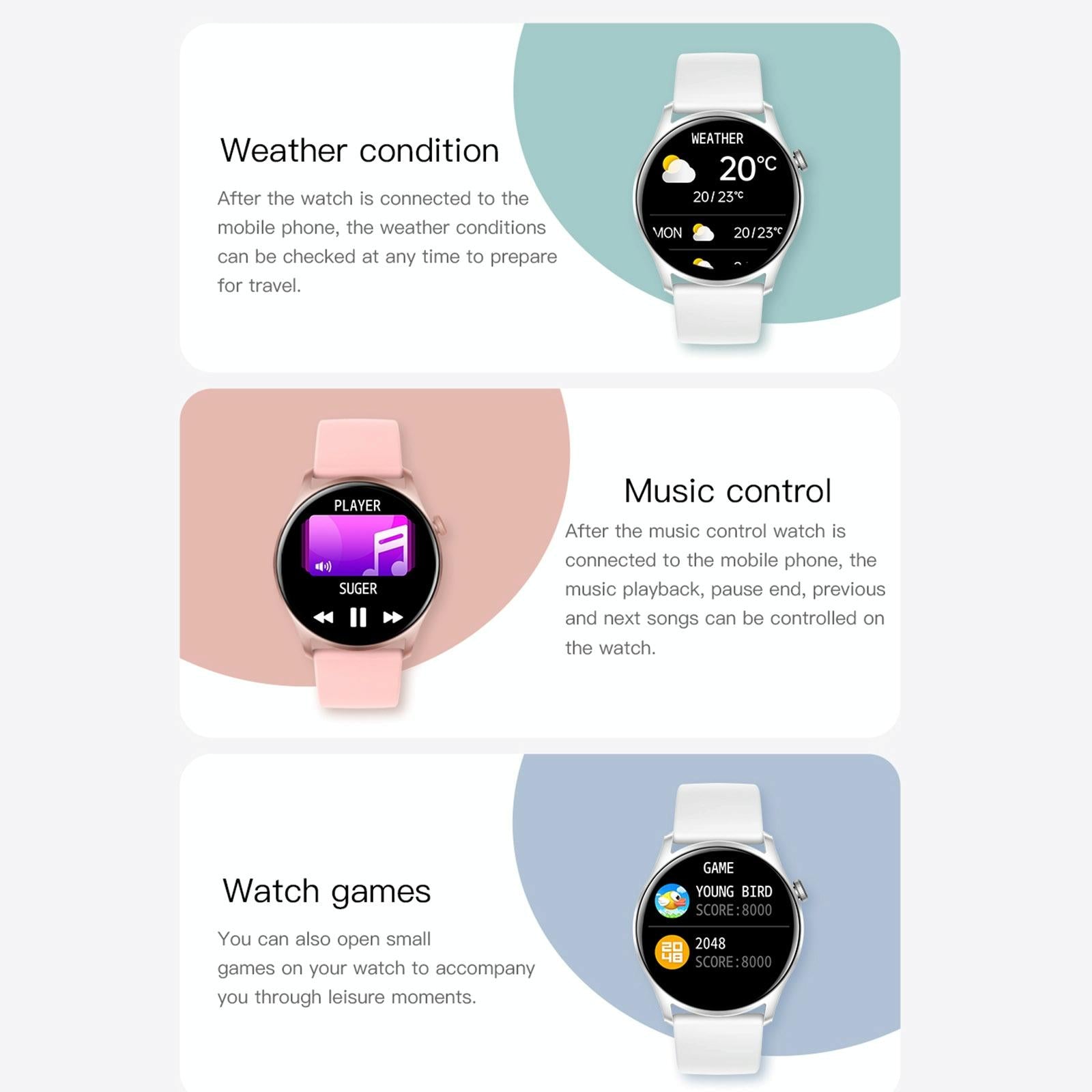 Smart Wristband With Sleep And HeartTracker