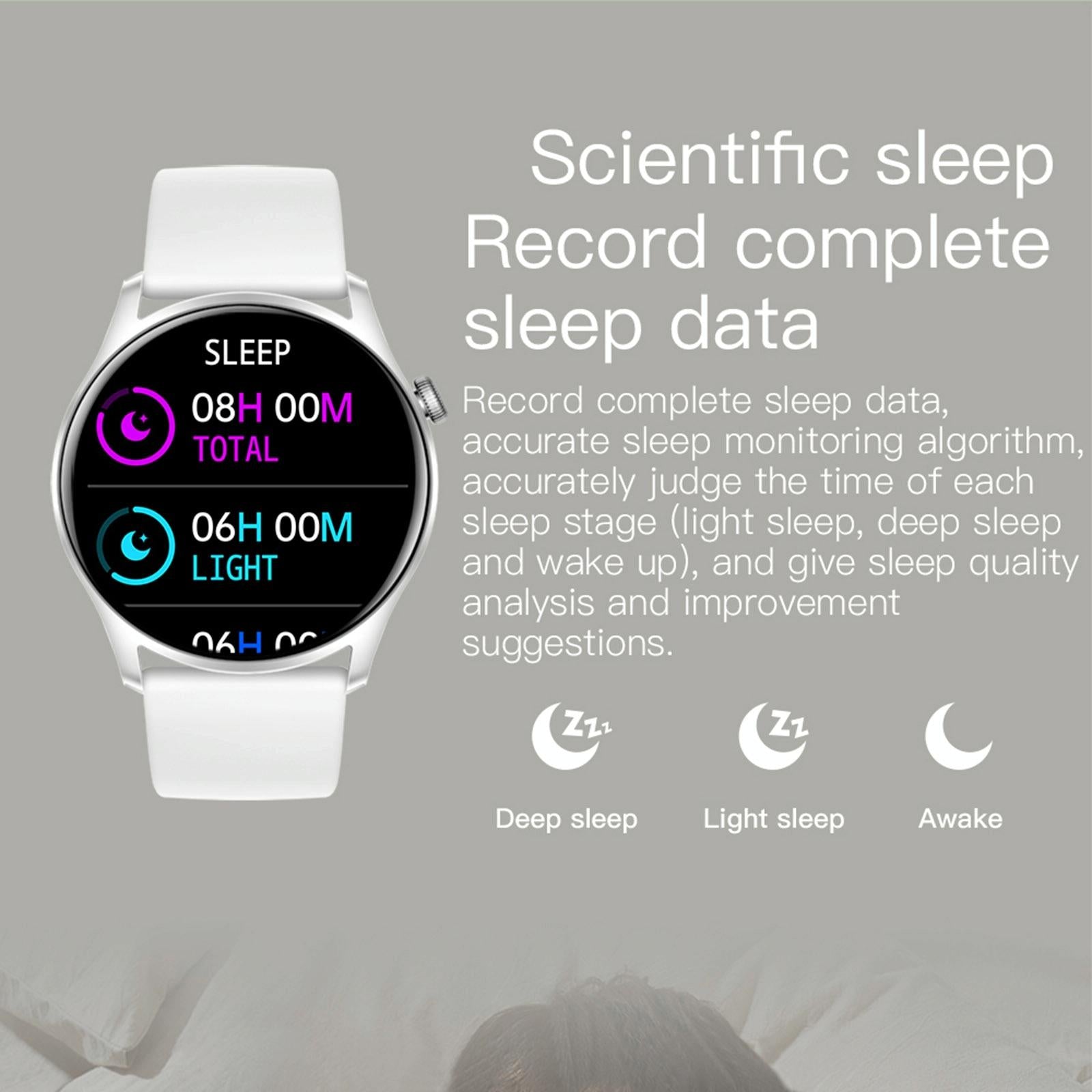 Smart Wristband With Sleep And HeartTracker