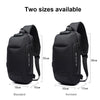 Anti-Theft Men’s Waterproof Crossbody Bag with USB Port