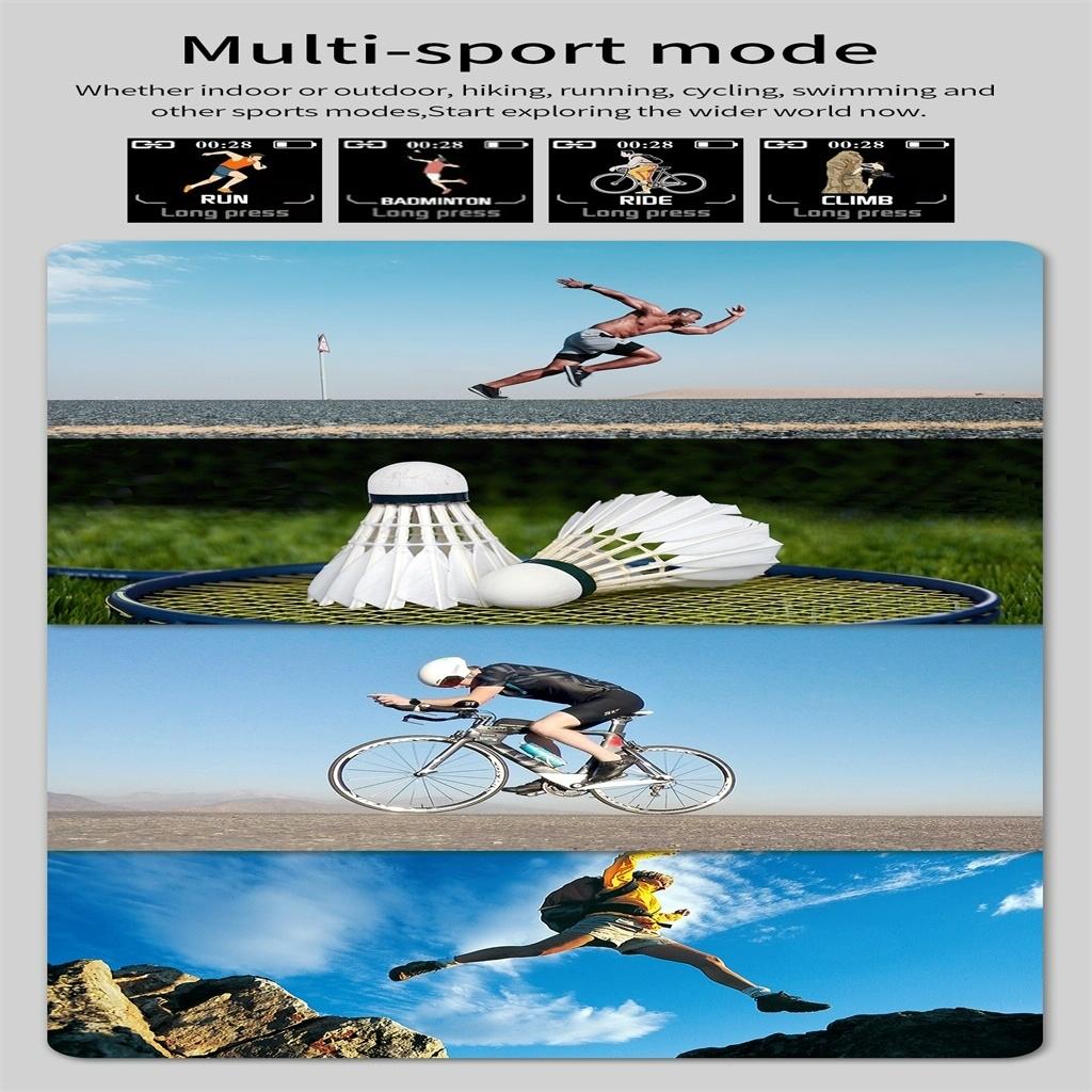 Smart Watch With Call Reminder And Health Monitoring