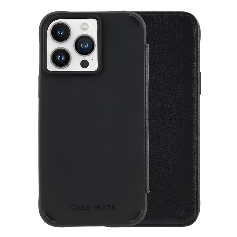 Case-Mate Wallet Folio MagSafe Case for iPhone 14 Pro Max – Black