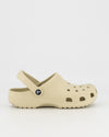 Crocs Classic Clog Bone – Men’s Size 12 Lightweight Comfortable Slip-On Sandals