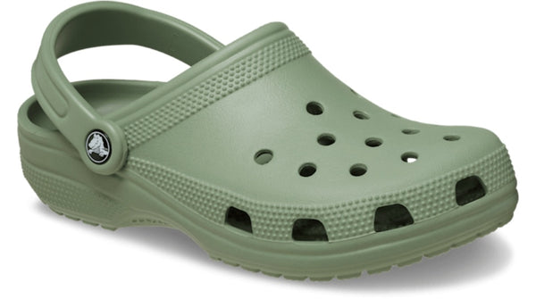 Crocs Classic Clog for Men – Moss Green Slip-On Shoes, Size 11