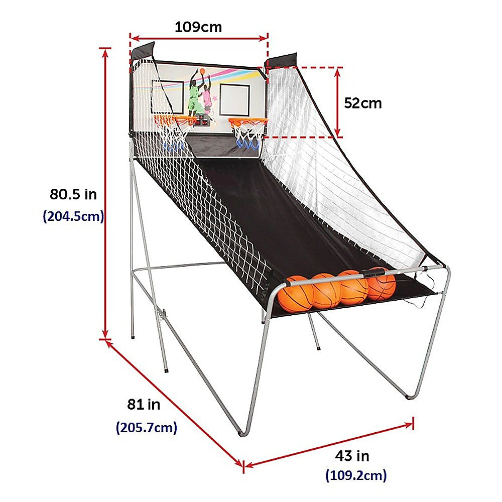 2-Player Arcade Basketball Game