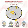 Mini Volleyball Set Outdoor Game Garden Beach Net