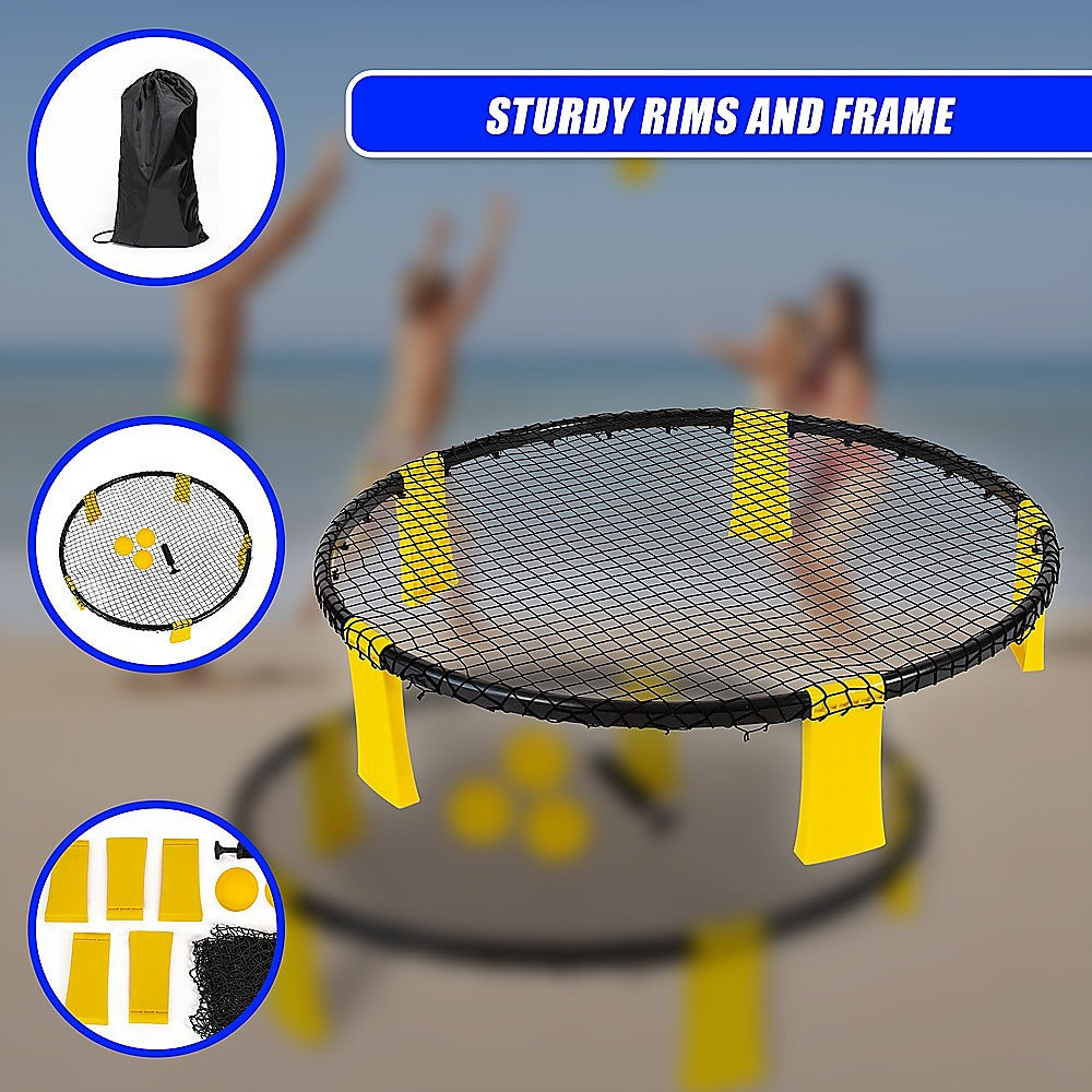 Mini Volleyball Set Outdoor Game Garden Beach Net