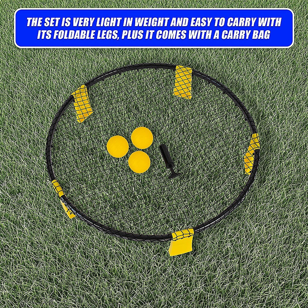 Mini Volleyball Set Outdoor Game Garden Beach Net