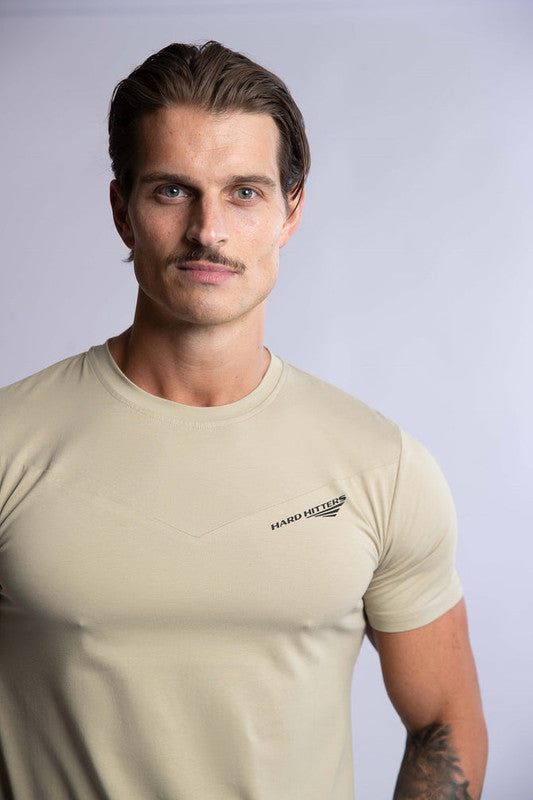 Hard Hitters Slim Fit Cotton Tee – Sage