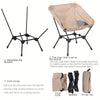 Portable Camping Chair - Black