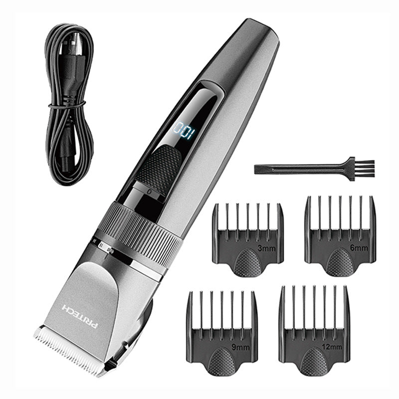 Professional Hair Trimmer with LED Display