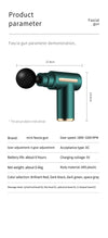 Compact Gray Massage Gun