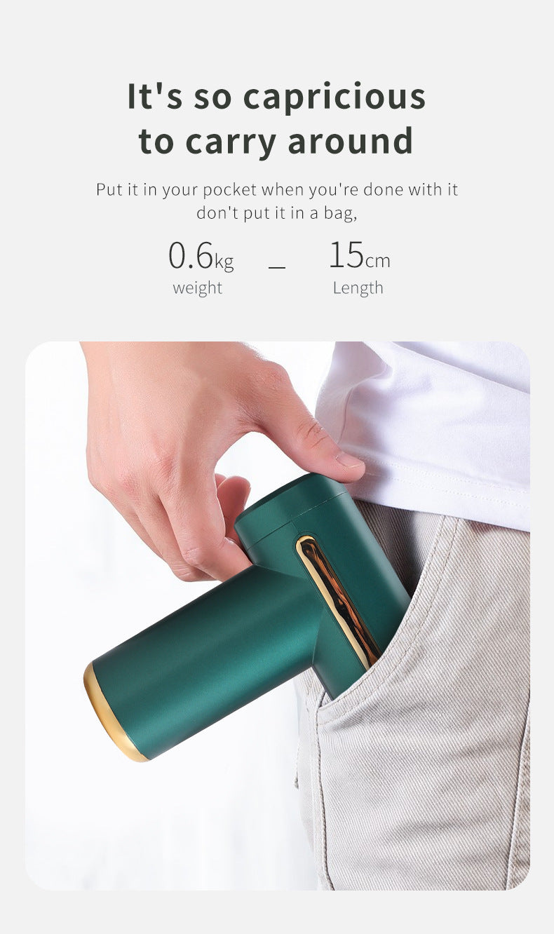 Compact Gray Massage Gun