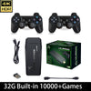 4K Wireless Retro HDMI Video Game Console with Dual Controllers