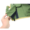 Black Portable Roll-Up Tool Organizer with Zippered Pockets