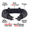 Tactical Utility Belt with Adjustable Straps and Metal Buckle