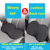 Khaki Mini Car Seat Cushion - Memory Foam Height-Boost Cushion with Removable Mesh Cover - Driver Seat Pad for All Seasons