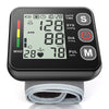 Black Compact Digital Wrist Blood Pressure Monitor