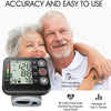 Black Compact Digital Wrist Blood Pressure Monitor