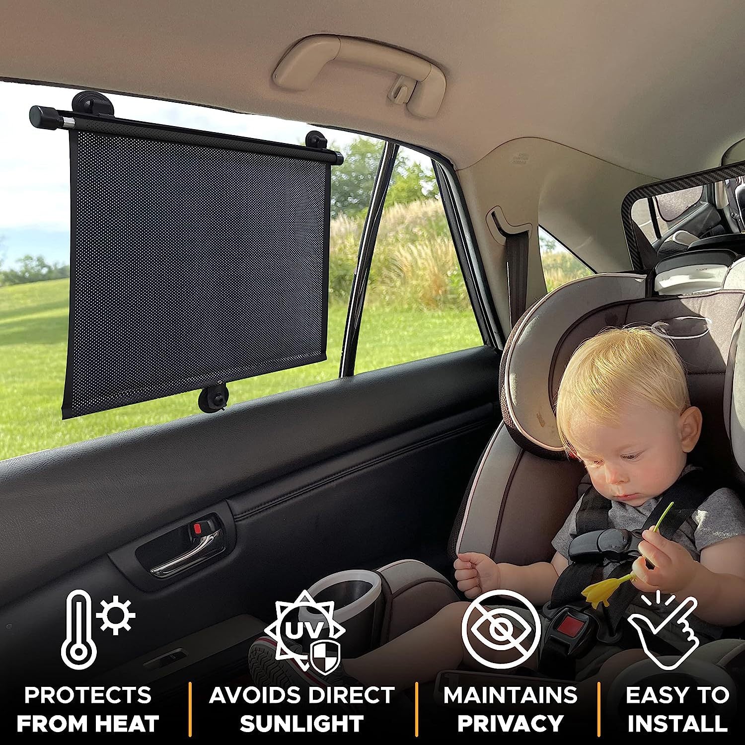 Car Side Window Sunshade Protector