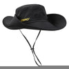 Outdoor UV Protection Wide-Brim Boonie Hat with Mesh Ventilation