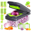 14-Piece Multifunctional Vegetable Chopper and Slicer Set