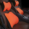 Memory Foam Car Seat Neck and Lumbar Support Set