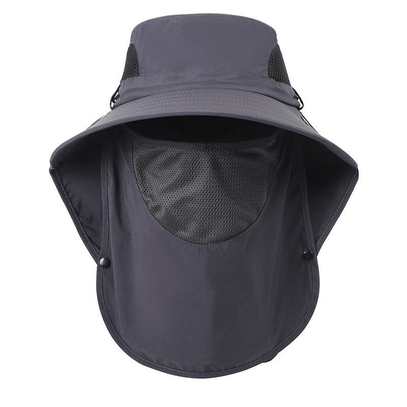 Spring Outdoor Sun Hat – UV Protection, Quick-Dry, Breathable, Adjustable Hiking Cap