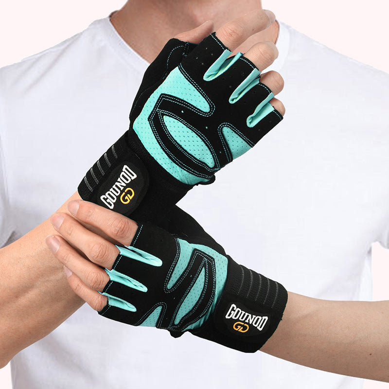 Breathable Anti-Slip Gym Gloves - XL Size
