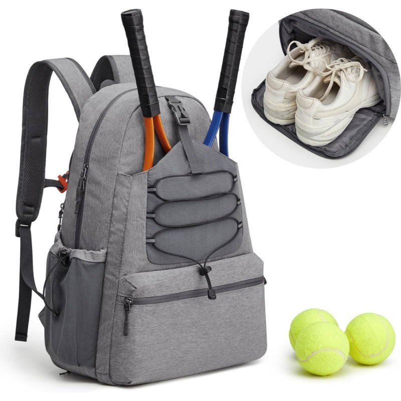 Lightweight Water-Resistant Tennis Backpack with Multi Pockets for Rackets