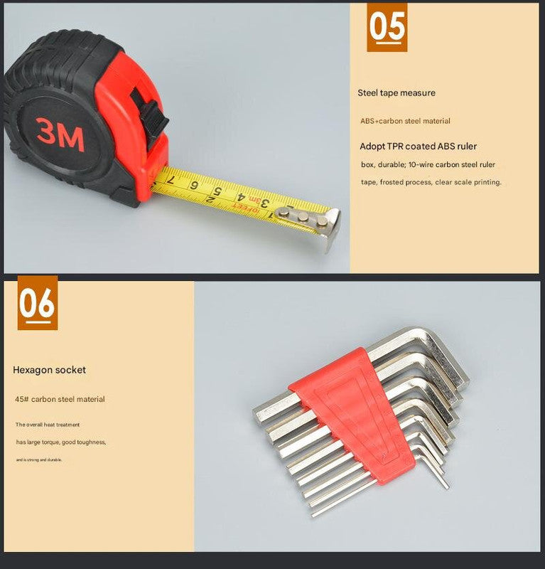 39-Piece Home Tool Kit