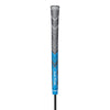 2 Pcs Blue MCC PLUS4 Midsize Golf Grip - Rubber and Cotton Thread Hybrid, 265 mm, 72g, Core 60