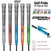 2 Pcs Red MCC PLUS4 Midsize Golf Grip - Rubber and Cotton Thread Hybrid, 265 mm, 72g, Core 60