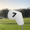 Colorful Golf Iron Head Covers Set of 10 - Waterproof PU Leather  (3-9, P, A, S)