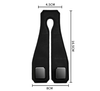 Black Heavy Duty Car Headrest Hooks (Set of 4)